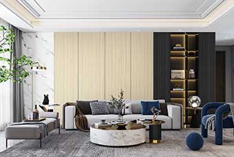 云南轻奢风格-客厅