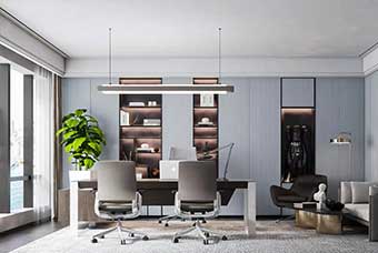 云南轻奢风格-书房