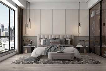 云南现代风格-卧室