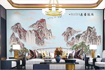 云南森佰汇航空纤维墙咔（鸿运当头）